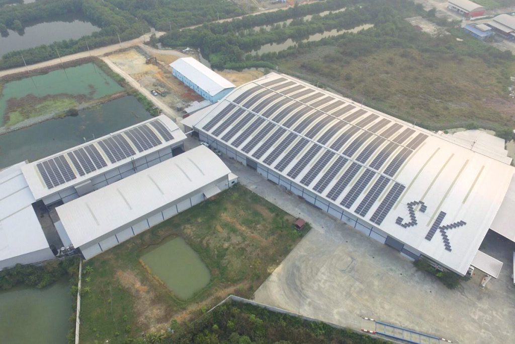 ติดตั้งโซลาร์เซลล์ S.K. Skrunot (Thailand) 791.43 kW